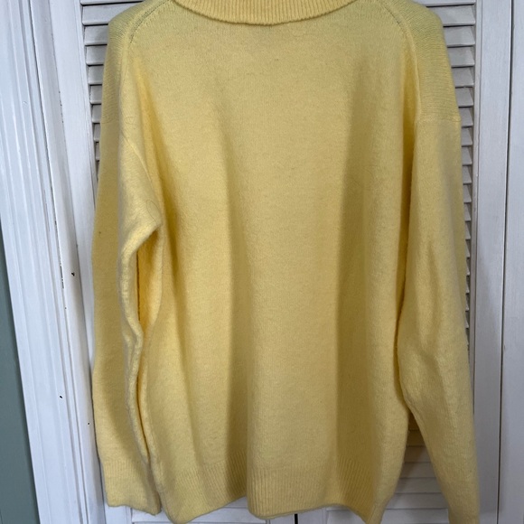 Tibi Pale Yellow Cowl Neck Sweater - Picture 5 of 6